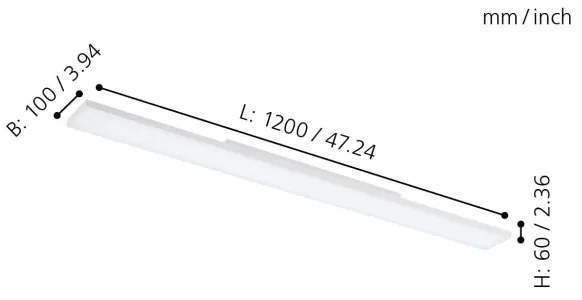 Eglo 32349 - LED RGBW Stmievateľné stropné svietidlo TURCONA-C LED/34W/230V + diaľkové ovládanie