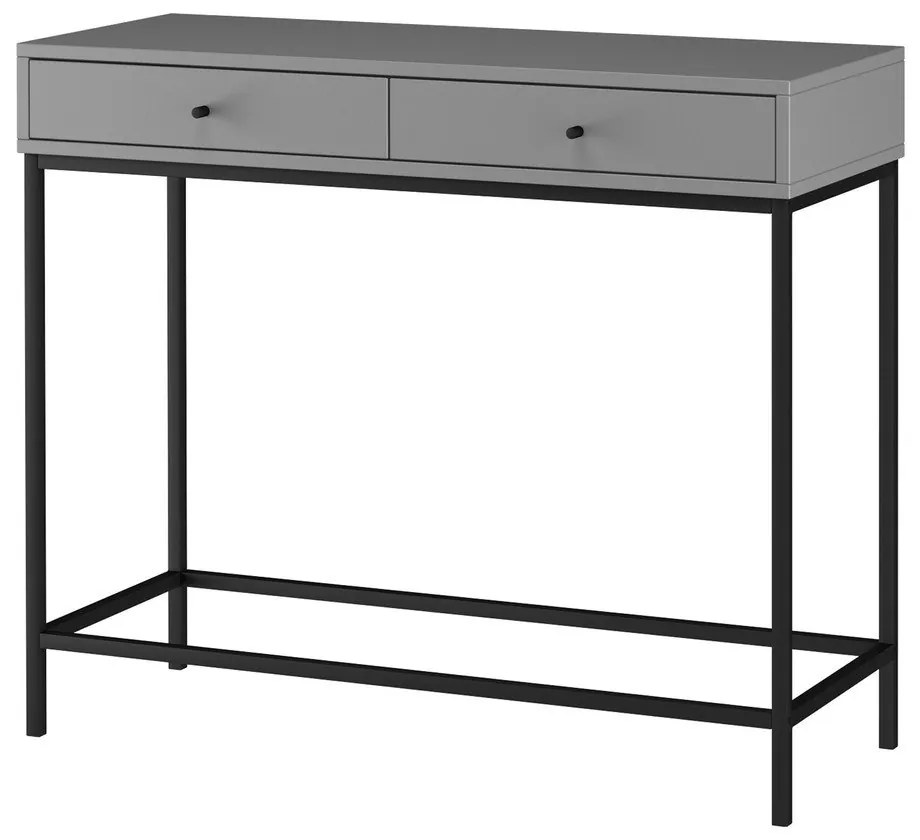 Sivý konzolový stolík 35x90 cm Celine – Støraa