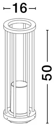 Vonkajšia lampa Elysium 50