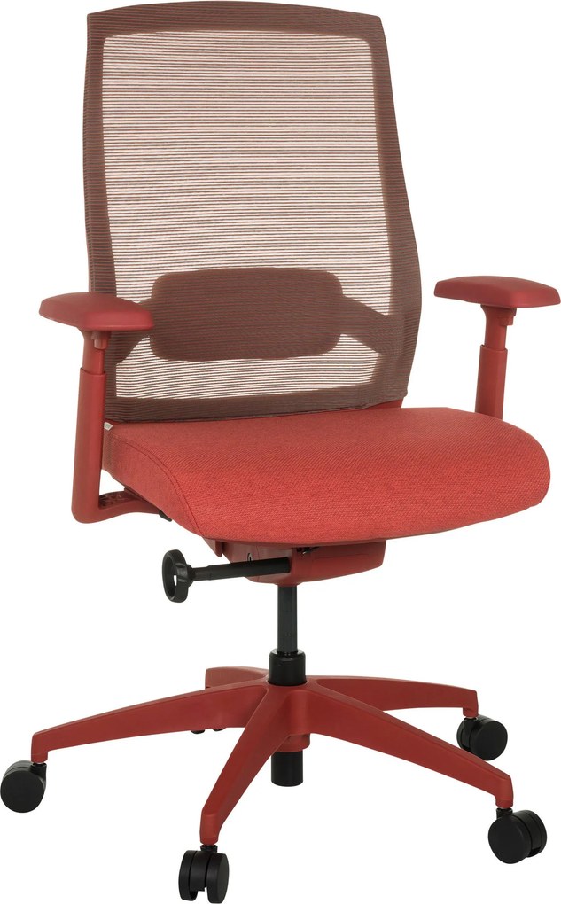 XXXLutz OTOČNÁ STOLIČKA, sieťovina, červená MID.YOU - Online Only kancelárie - 001918039603