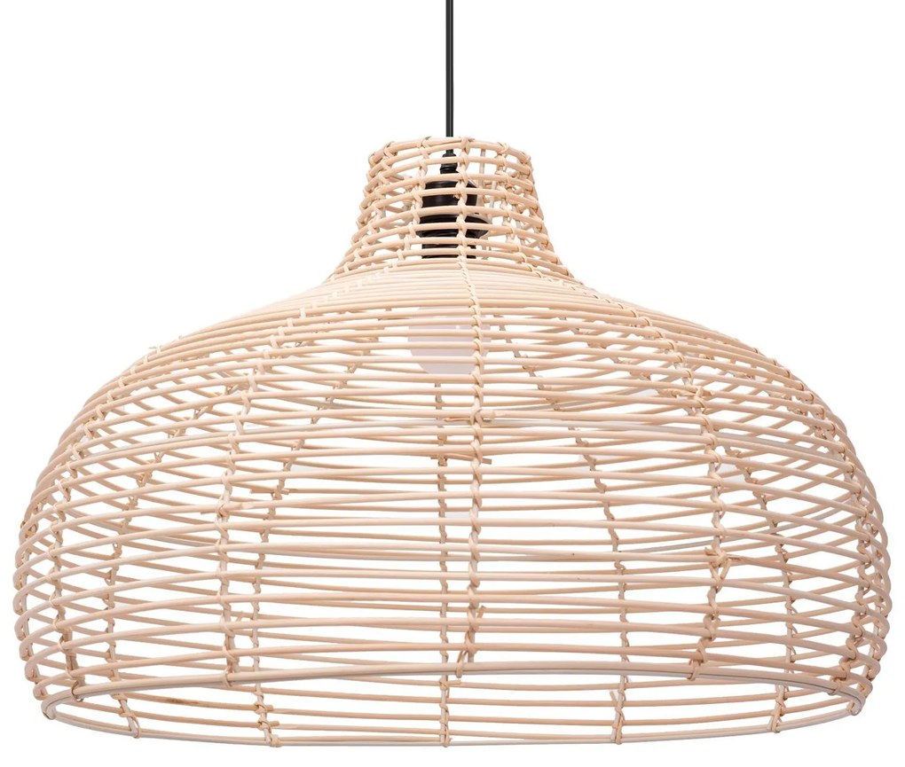 Toolight Toolight, prírodné závesné svietidlo 1xE27 APP985-1CP BIG, hnedá-čierna, OSW-01044