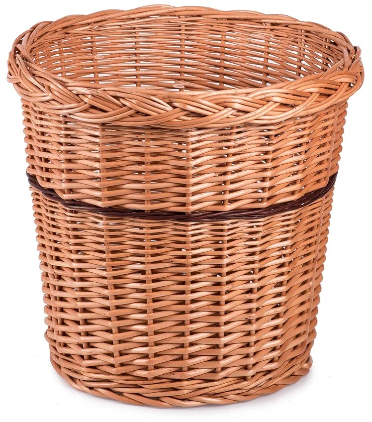 Odpadkový kôš prútený Limpar II.priemer 32 x v. 31(cm)