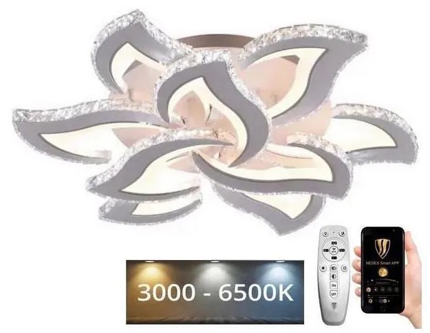 Brilagi - LED Stmievateľný prisadený luster TWIST LED/180W/230V 3000-6500K + DO