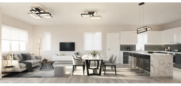 Wofi 9022-506 - LED Stmievateľné stropné svietidlo MATERA LED/60W/230V