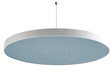 Akustický panel GRACE, kruh, Ø580x52 mm, stropný, svetlomodrá