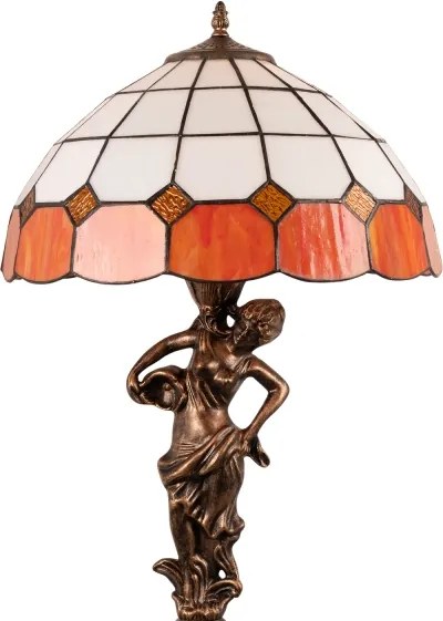 BRILAGI - Tiffany vitrážová stolná lampa SIENNA 1xE27/60W/230V