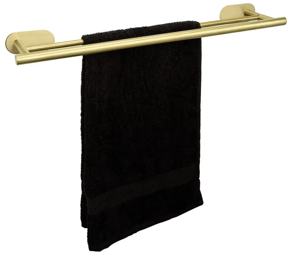 Samodržiaci držiak na uteráky z nerezovej ocele Orea Gold – Wenko