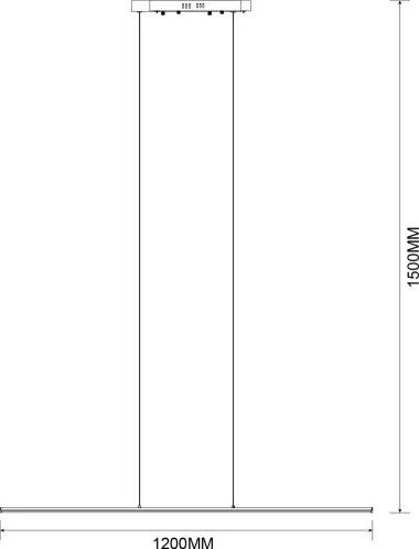 Zuma Line MS903-GD - LED luster na lanku ESERO LED/20W/230V zlatá