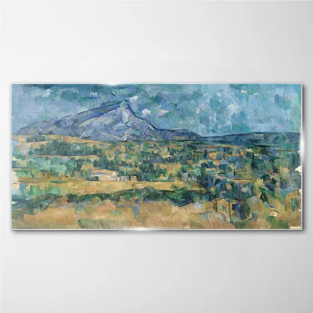 Sklenený obraz Mont sainte victoire cézanne