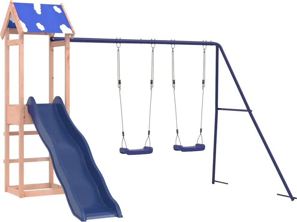 vidaXL Vonkajšia súprava na hranie drevo douglas