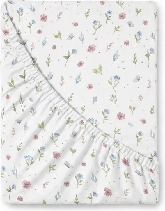 Kvalitex Bavlnené napínacie prestieradlo Letnálúka, 90 x 200 cm, 90 x 200 cm