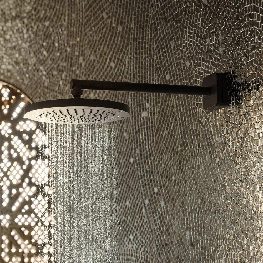 AXOR ShowerSolutions Conscious horná sprcha 1jet EcoSmart+, priemer 245 mm, matná čierna, 35389670