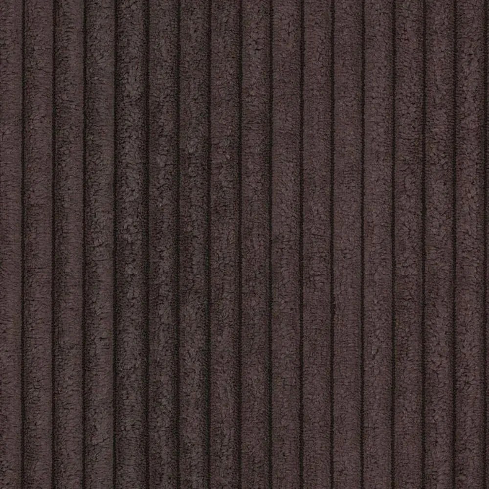 Hnedá menčestrová rozkladacia/s úložným priestorom pohovka 234 cm Sara – Ropez