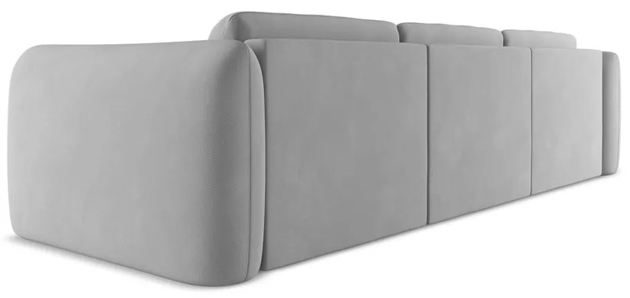 Svetlosivá rohová pohovka (ľavý roh) Hoku – Makamii