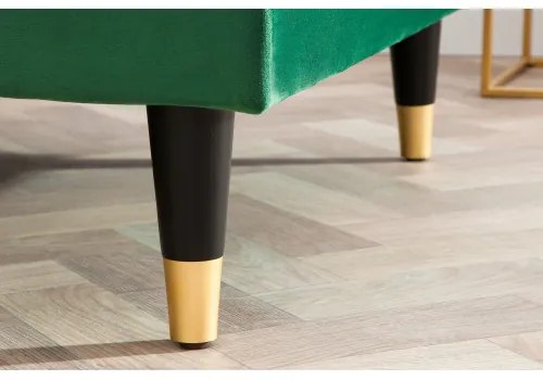 Rohová sedacia súprava 40274 Cozy - Zamat Smaragdovozelená  - Komfort-nábytok