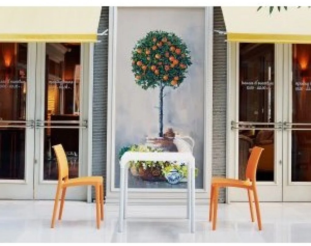 MANGO ALU záhradný stôl silver grey