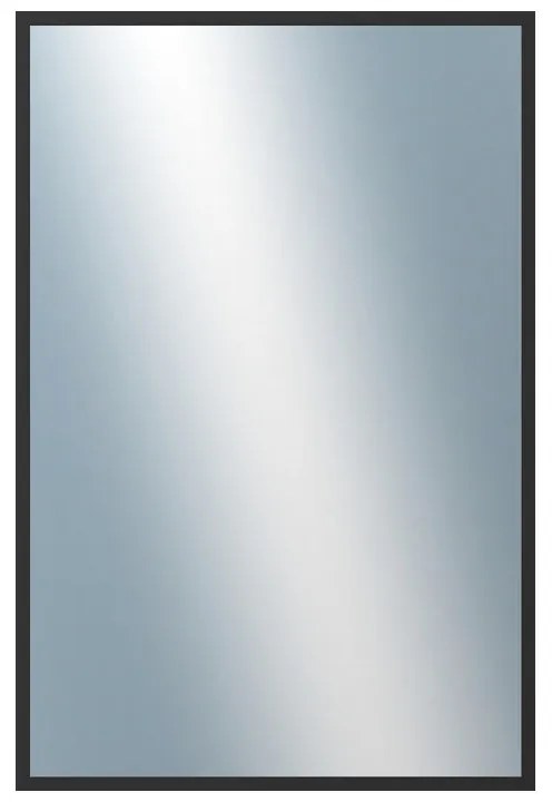 DANTIK - Zrkadlo v rámu, rozmer s rámom 80x160 cm z lišty Hliník čierna (7005021)