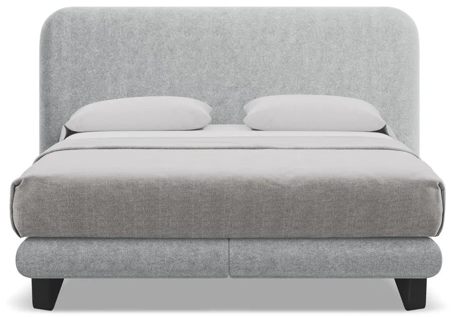 Svetlosivá boxspring posteľ 160x200 cm Ilima – Makamii