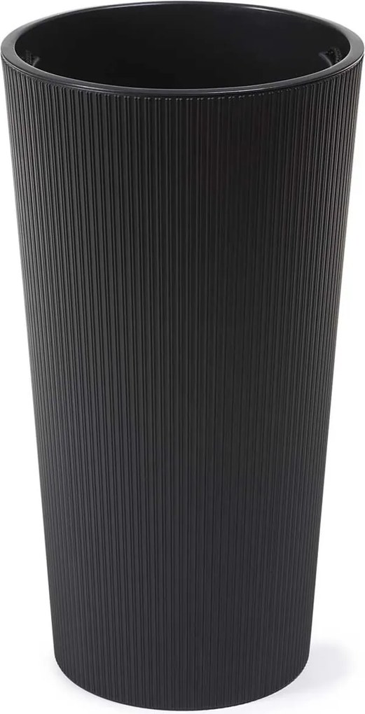 PLASTOVÝ KVETINÁČ URBANIKA ECO 57X29,5 CM ČIERNA