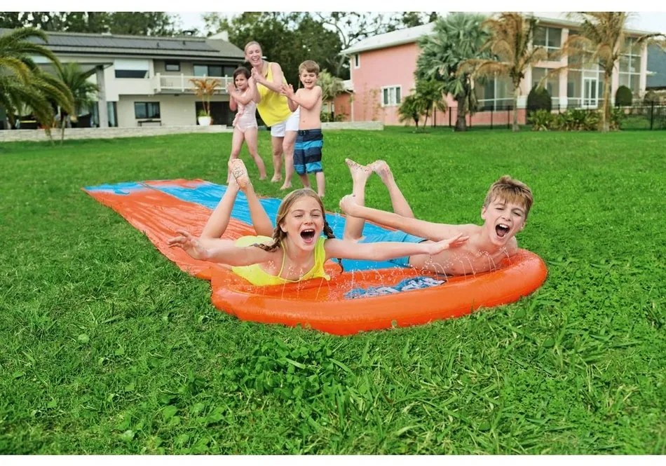 Bestway Vodná šmýkačka dvojitá, 4,88 m