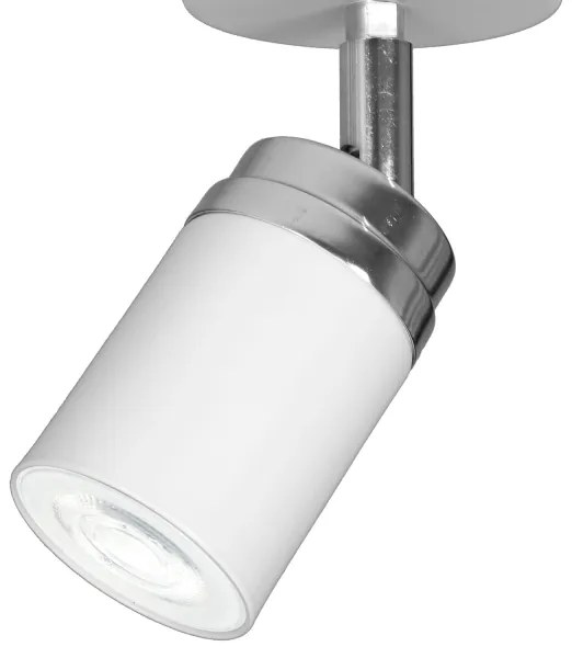 Bodové svietidlo RENO 1xGU10/8W/230V biela/chróm