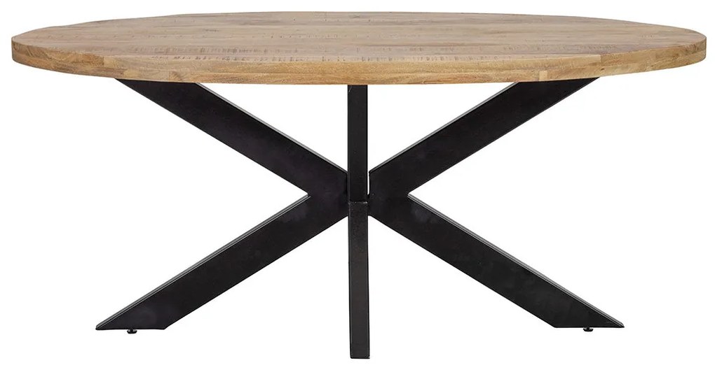 Jedálenský stôl z mangového dreva Tulsa 300x130 cm oválny Mahom