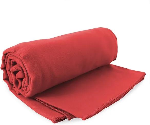 Rýchloschnúci uterák Ekea červený cervena