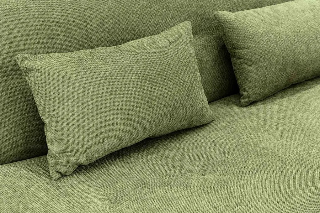 Dizajnová rozkladacia pohovka Litonya 200 cm zelená