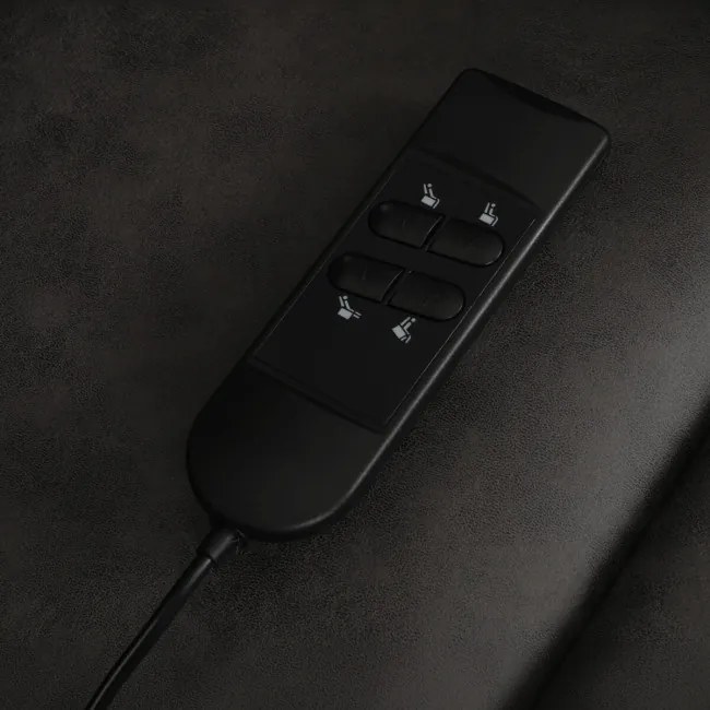 Polohovacie kreslo čierne, elektrické TV-L8902 BK3
