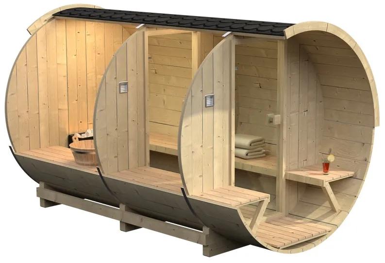 Hanscraft Sudová sauna 330 Severský smrek
