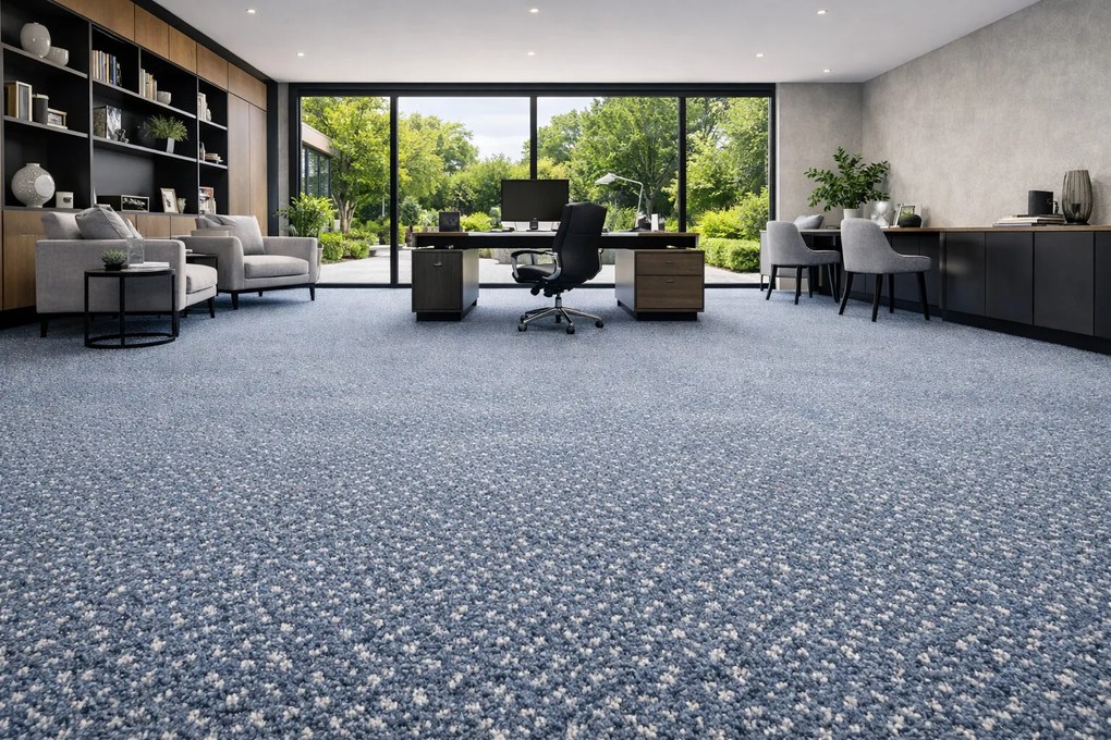 Balta, Koberec metráž Fortessa SDE New 197, na mieru, šíře 4m, šedá, ab (mriežka), chodba / predsieň