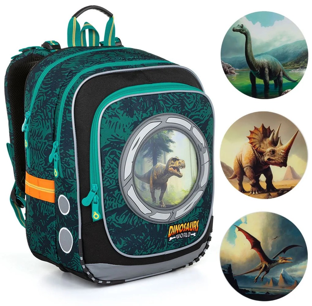 Veľká školská súprava Topgal ENDY 23039 B - batoh + peračník + vrecko na prezuvky + pláštenka na batoh