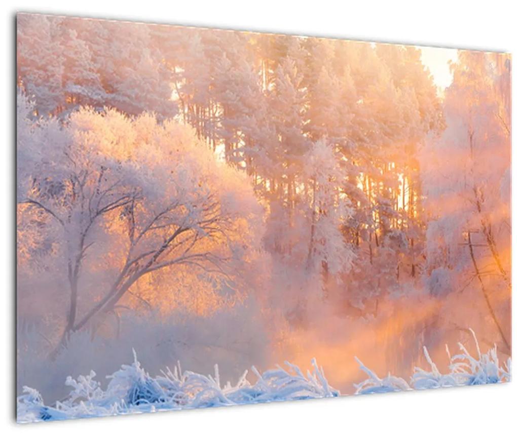 Obraz - Mrazivé svitanie (90x60 cm)