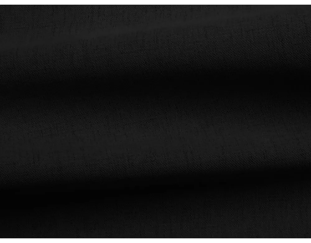 Čierna rozkladacia/s úložným priestorom rohová pohovka (pravý roh/s leňoškou) Moku – Makamii