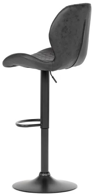 Autronic BONTEC Barová stolička, čierna, látka, AUB-431 BK3 Farba: Čierna
