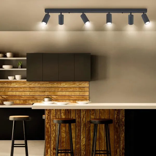 Brilagi - LED Stmievateľné bodové svietidlo SELE 6xGU10/6,5W/230V antracit