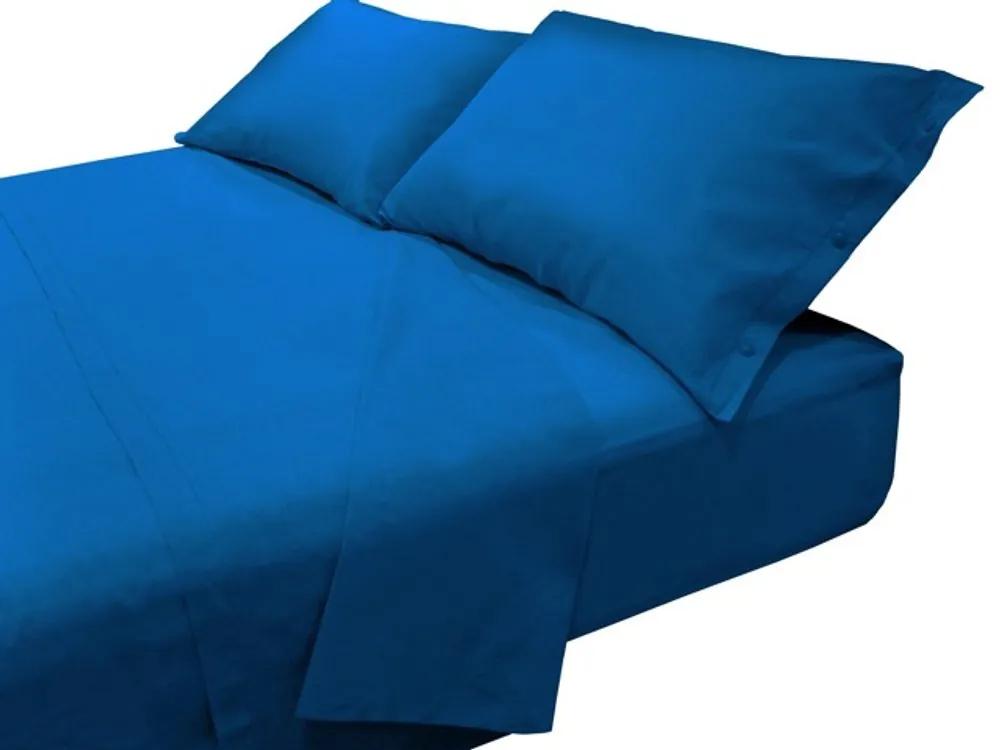 Gipetex Natural Dream Obliečka na vankúš talianskej výroby 100% bavlna - 2 ks stř.modrá - 2 ks 50x70 cm