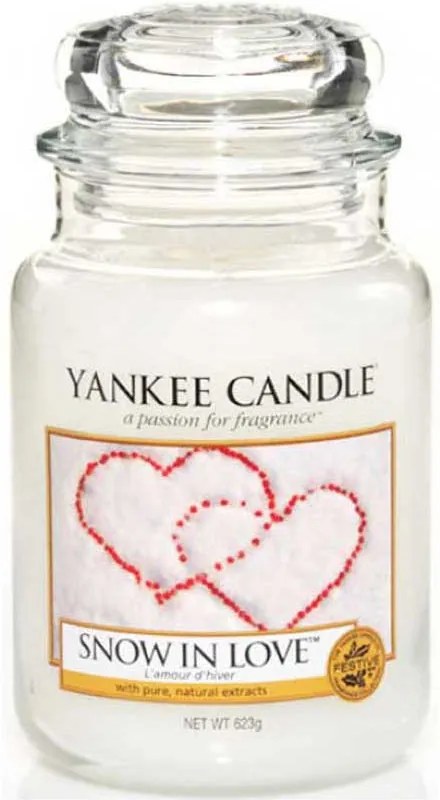 Yankee candle SNOW IN LOVE VEĽKÁ SVIEČKA 1249712E
