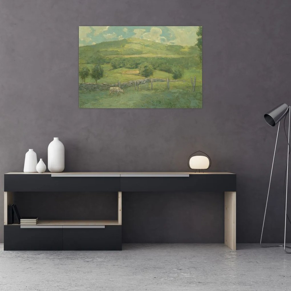 Obraz - Julian Alden Weir, Obweebetuck, reprodukcia (90x60 cm)