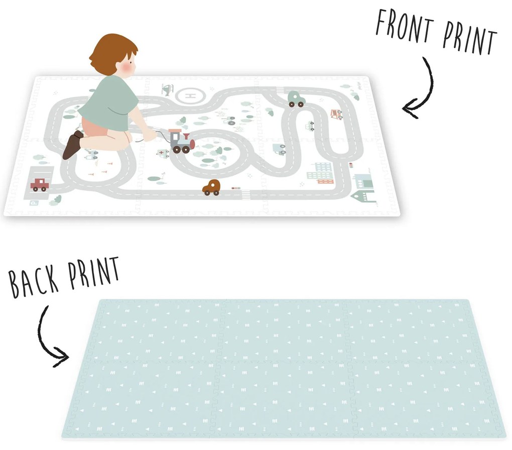 Play&Go EEVAA podložka na hranie Road