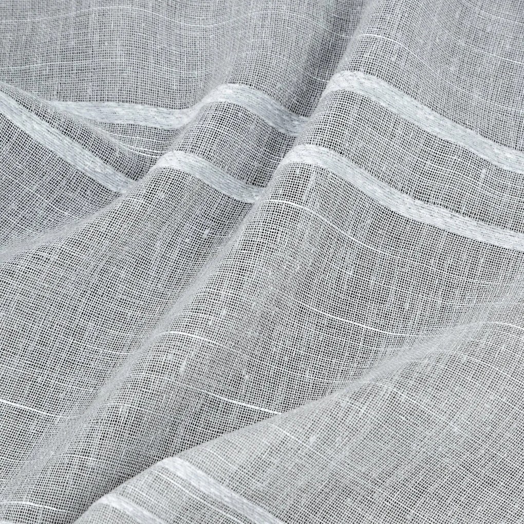 ZÁCLONA NA PÚTKACH ARCADIA 140X250 CM STRIEBORNÁ