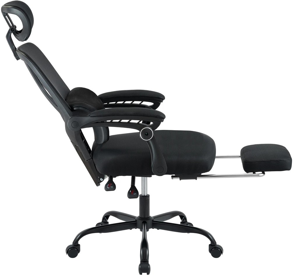 Kancelárska stolička Liberton - čierna