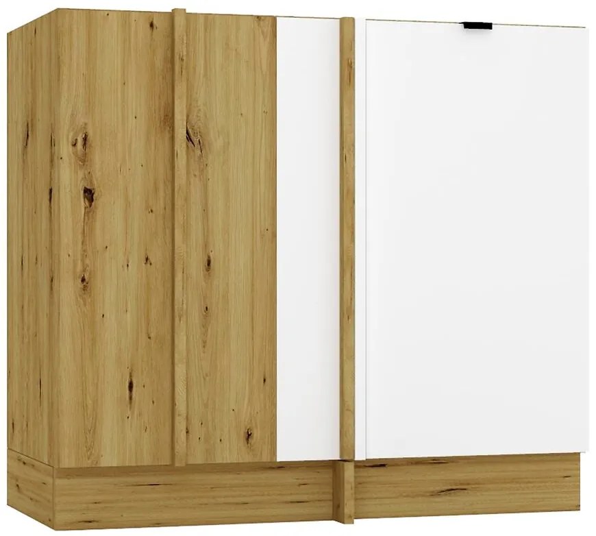 Kuchynská skrinka Cosmo Gianna Dnp P/L Biela Aljaška/Dub Artisan