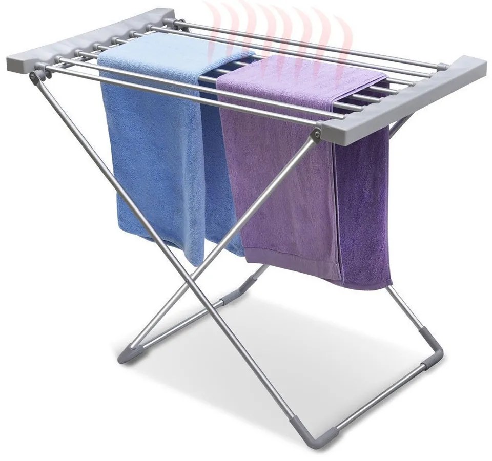 Elektrický sušiak na prádlo 120 W s 8 vykurovacími tyčami