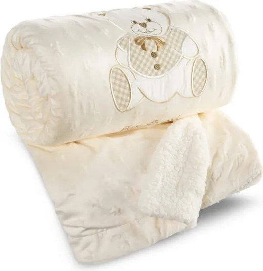 Detská deka Pierre Cardin BABY 4 béžová / biela