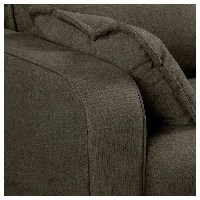 Hnedá rohová pohovka (pravý roh) Beata - Ropez