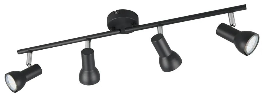 Čierne bodové svietidlo ø 8 cm Cantar – Trio