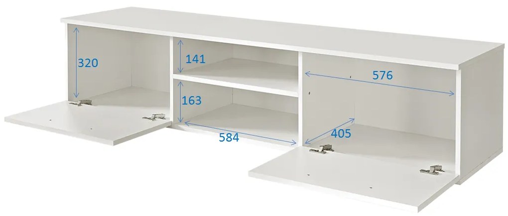 TV stolík/skrinka Beryl 23 EM B2 (wenge). Akcia -20%. Vlastná spoľahlivá doprava až k Vám domov. 764352