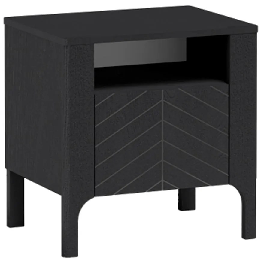 Nočný stolík Malumi M10 čierna