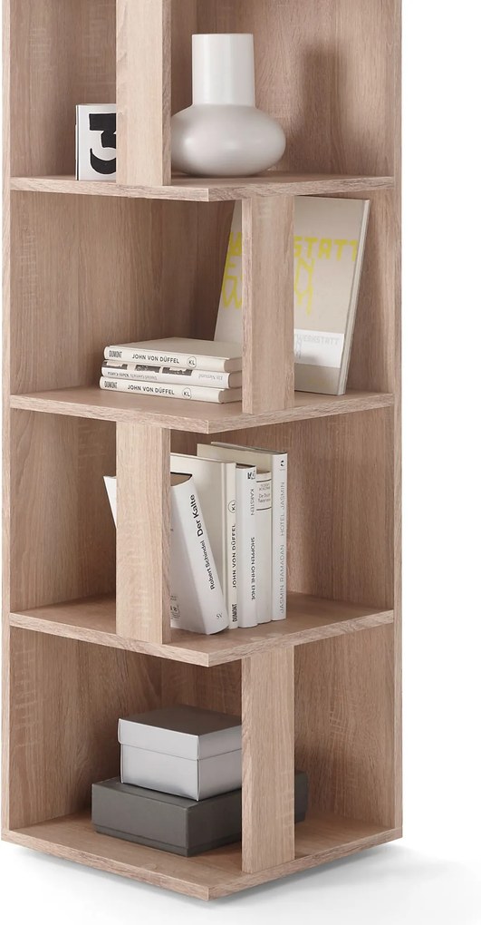 Sconto Regál CORNER SHELF dub sonoma